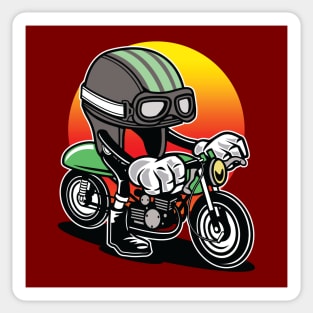 Helmet Racer Sticker